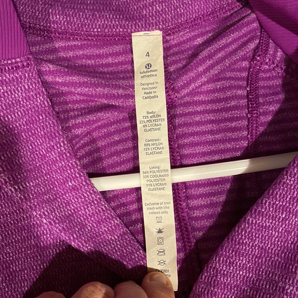 Purple Lululemon Jacket - Picture 3 of 3